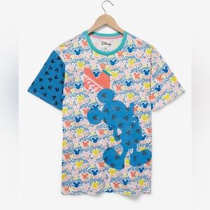 Disney Retro 90s Mickey AOP tee shirt unisex sz small new